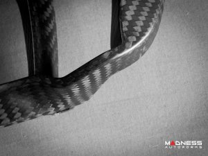 Alfa Romeo 4C Carbon Fiber Instrument Gauge Trim - Matte Finish Alfa Romeo 4C Carbon Fiber Instrument Gauge Trim - Matte Finish